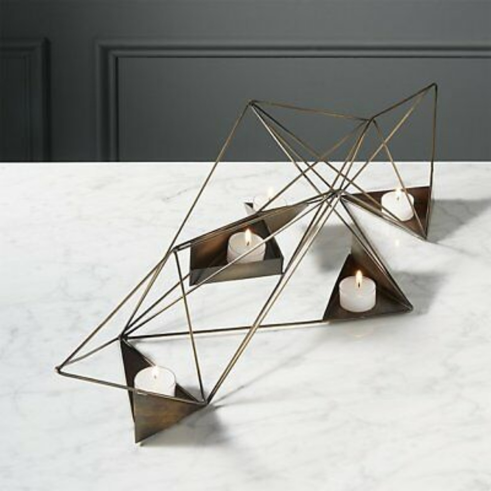 CB2 Wireplay Candle Holder